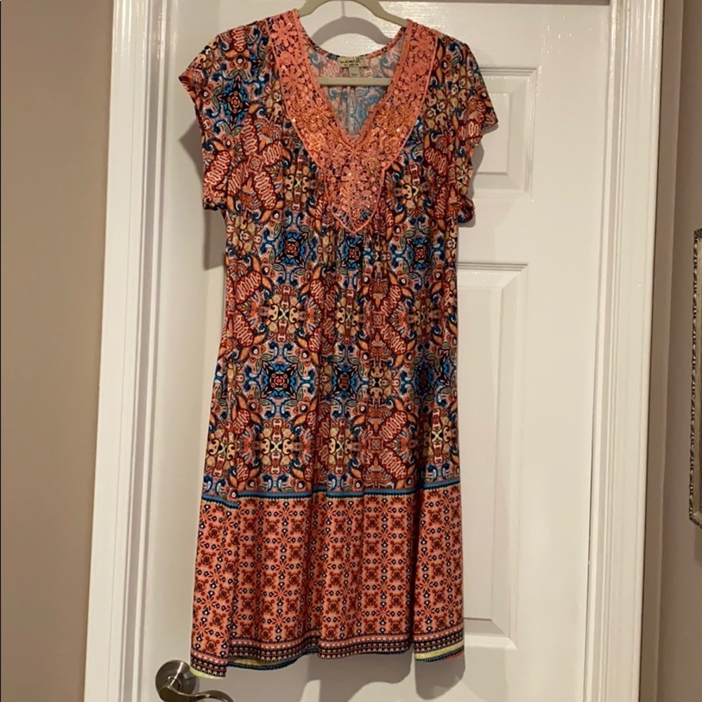One World flip flop dress